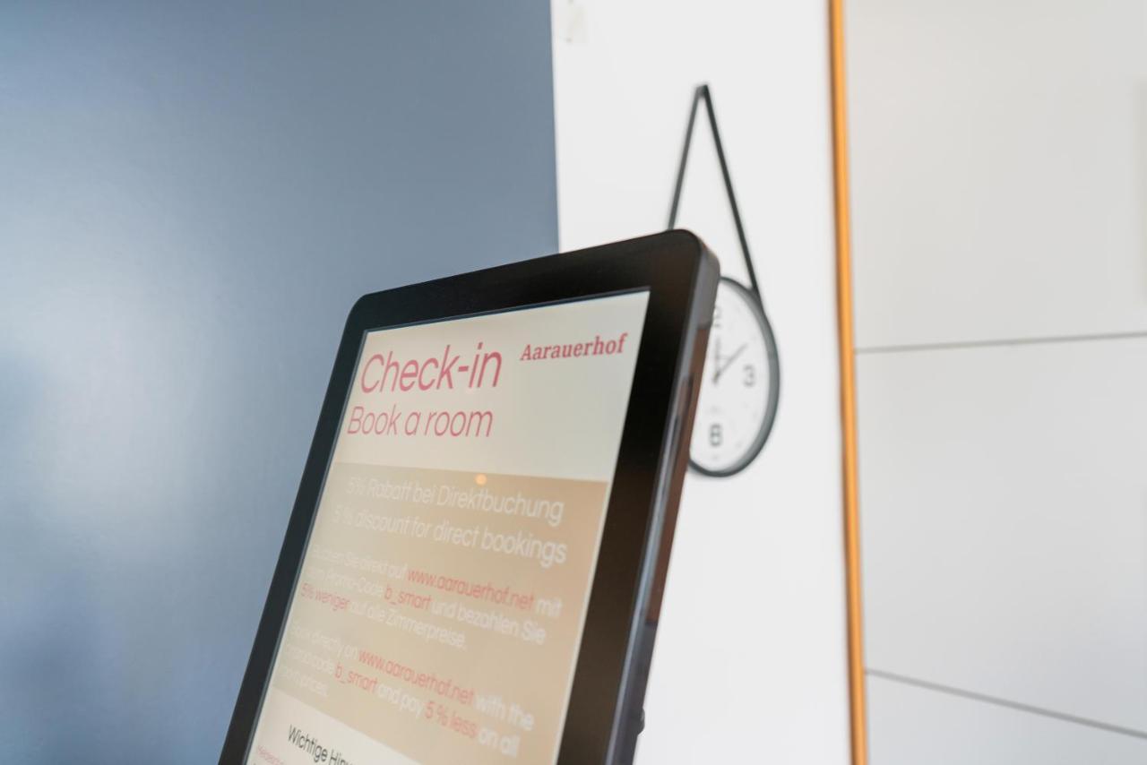 Aarauerhof - Self Check-In Hotel Eksteriør billede
